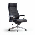 Ergonomic office chair in gray fabric with adjustable height and wheels 50 x 50 x 120cm